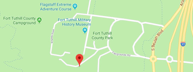 Map of Fort Tuthill Recreation Area